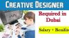 Creative Designer Required in Dubai