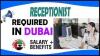 Receptionist Required in Dubai