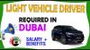 Light Vehicle Driver Required in Dubai