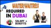 Waiter/Waitress Required in Dubai