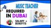 Music Teacher Required in Dubai