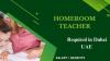 Homeroom Teacher Required in Dubai