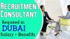 Recruitment Consultant Required in Dubai