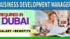 Business Development Manager Required in Dubai