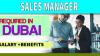 Sales Manager Required in Dubai