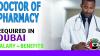 Doctor of Pharmacy Required in Dubai