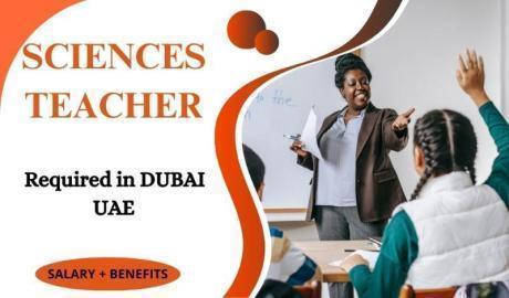 Sciences Teacher Required in Dubai
