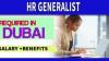 HR Generalist Required in Dubai