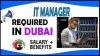 IT Manager Required in Dubai