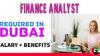 Finance Analyst Required in Dubai