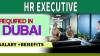 HR Executive Required in Dubai