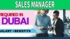 Sales Manager Required in Dubai