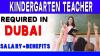 Kindergarten Teacher Required in Dubai