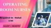 Operating Room Nurses Required in Dubai