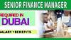 Senior Finance Manager Required in Dubai