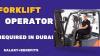 Forklift Operator Required in Dubai