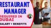 Restaurant Manager Required in Dubai