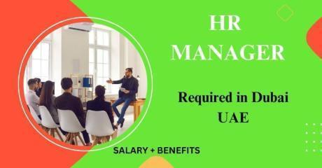 HR Manager Required in Dubai