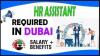 Human Resources Assistant Required in Dubai