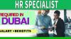 HR specialist Required in Dubai