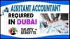 Assistant Accountant Required in Dubai