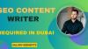 SEO Content Writer Required in Dubai