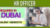 HR Officer Required in Dubai