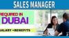 Sales Manager Required in Dubai