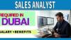 Sales Analyst Required in Dubai