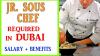 Jr. Sous Chef Required in Dubai