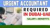 Urgent Accountant Required in Dubai