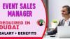 Event Sales Manager Required in Dubai